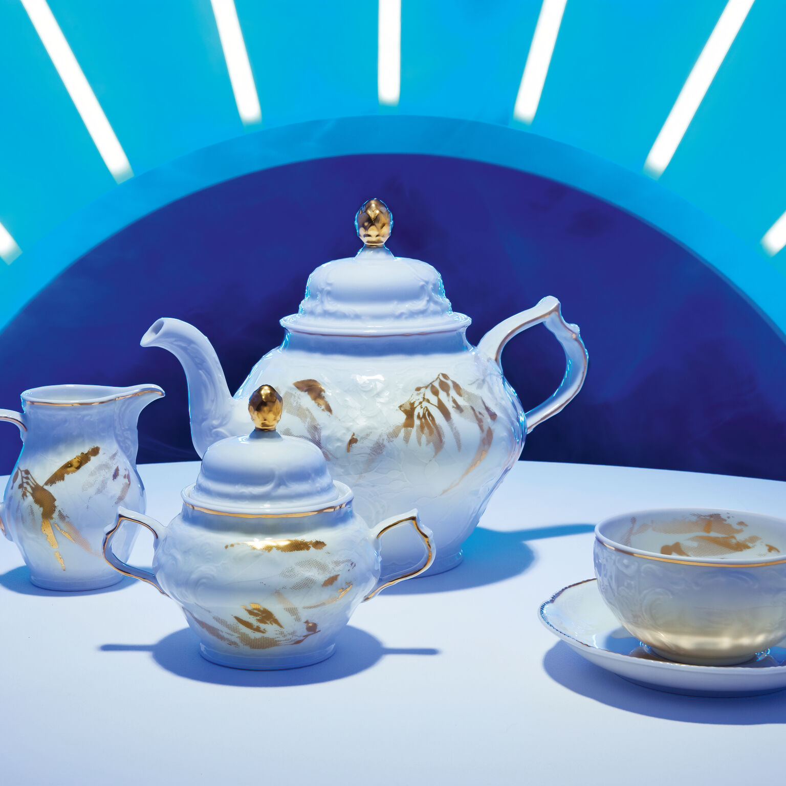 Rosenthal Heritage Midas Teekanne 12 Pers.