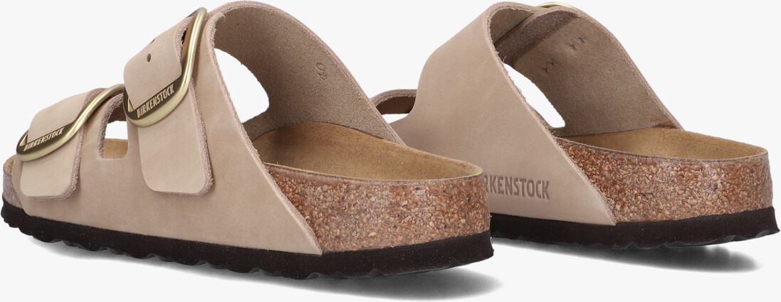 beige birkenstock slippers arizona big buckle