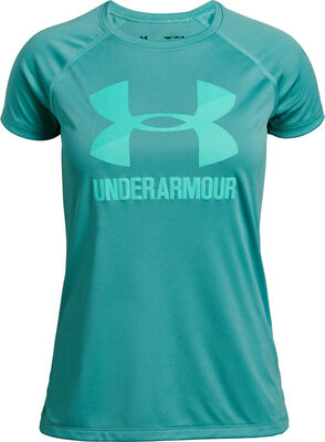 Under Armour Big Logo Tee Solid SS Treningstrøye, Shamrock
