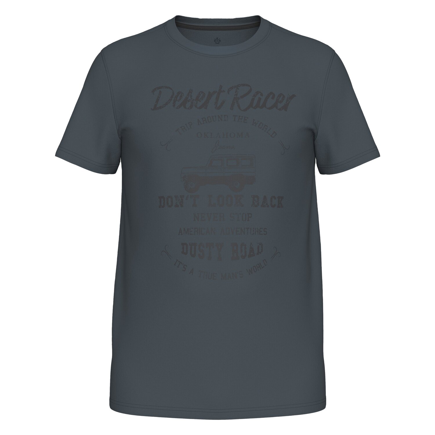 OKLAHOMA Jeans T-Shirt  - dark grey