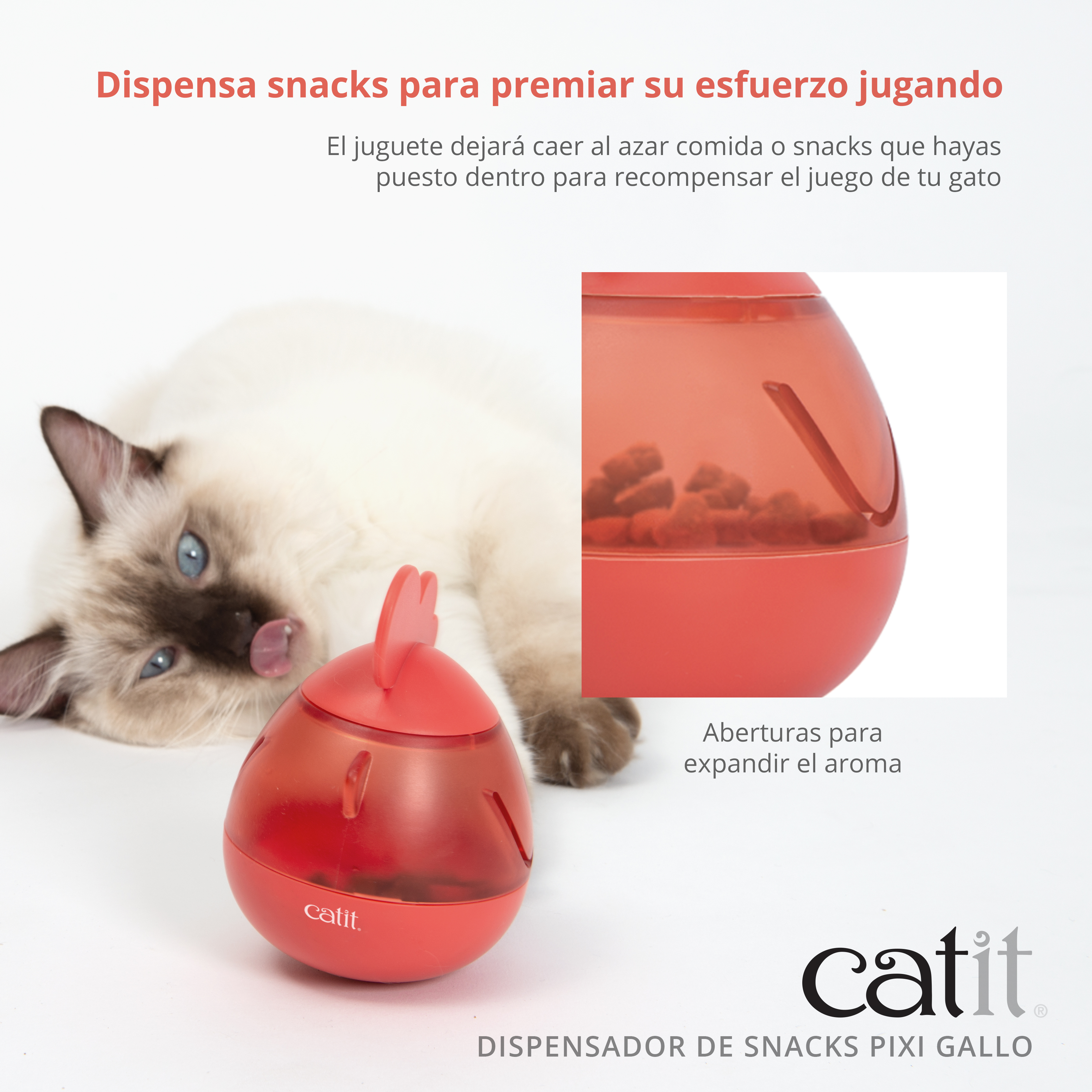 Dispensador de lanche para gato Catit PIXI