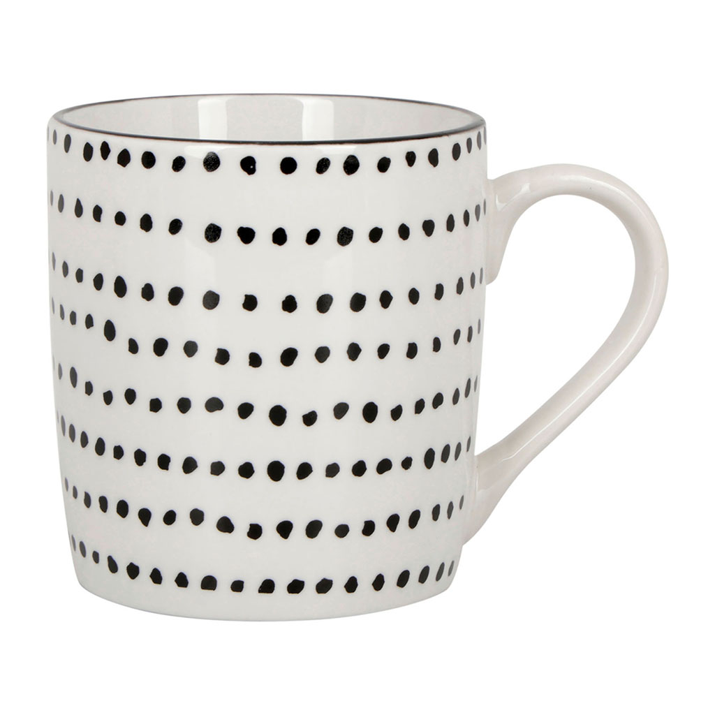 Mug MIXT à points porcelaine 30cl