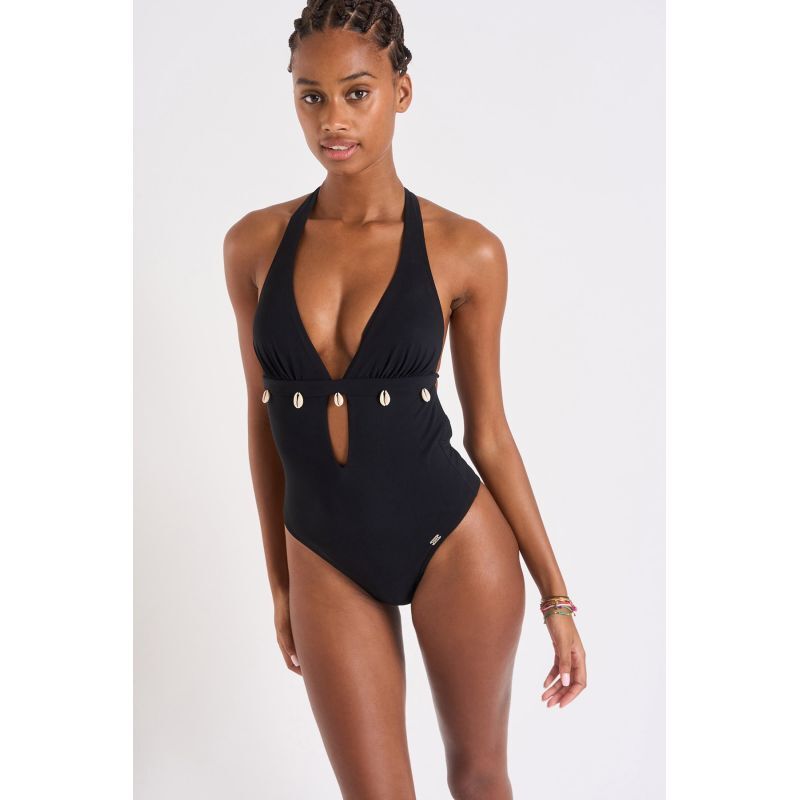 Shellina Black - Maillot de bain 1 pièce femme