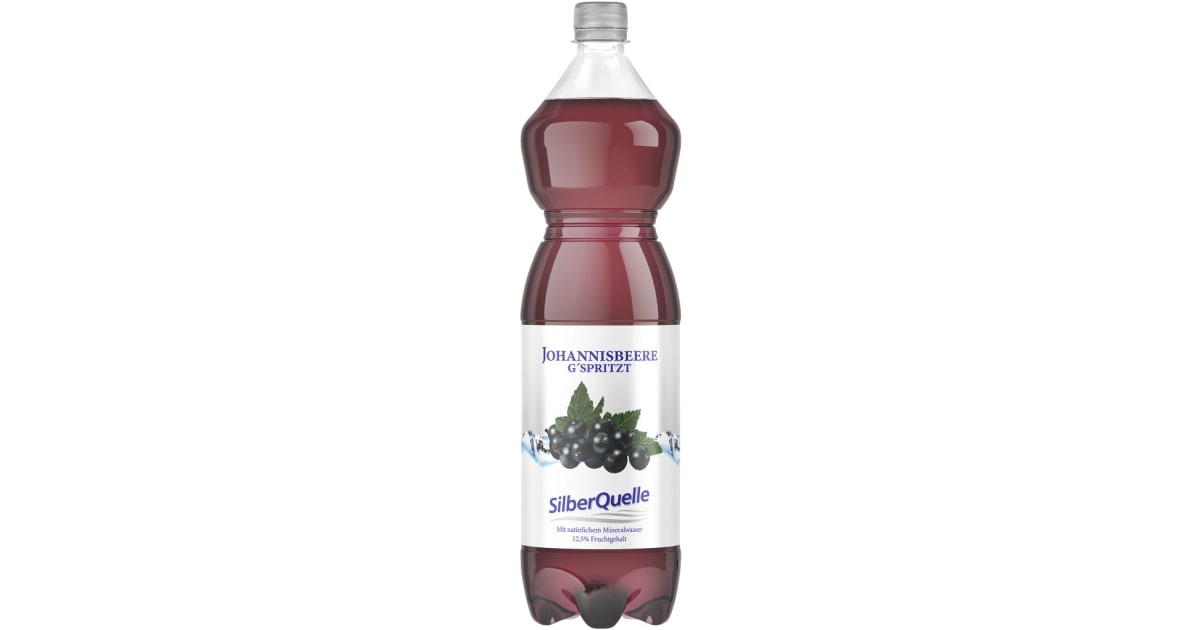SilberQuelle Johannisbeere gespritzt 1,5 Liter (Einweg)