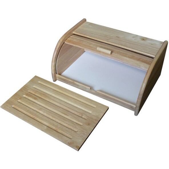 Boîte à pain + planche Hévéa