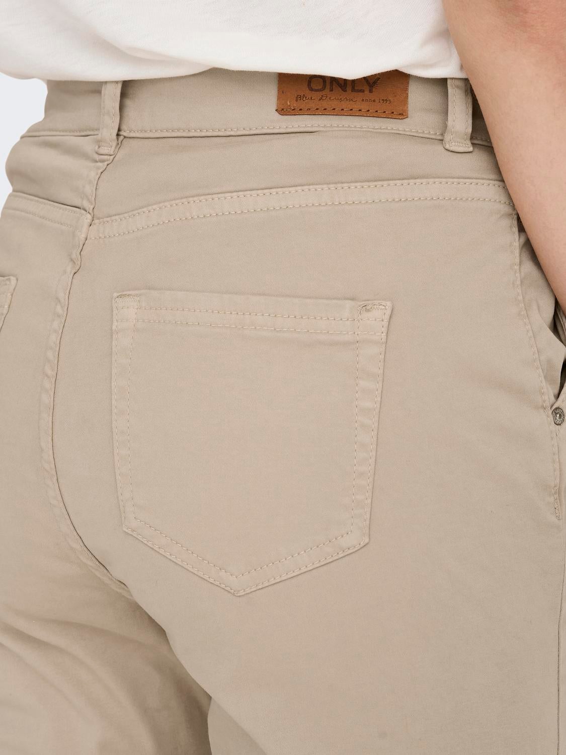 ONLEVEREST Hohe Taille Normal geschnitten Leggings Oxford Tan