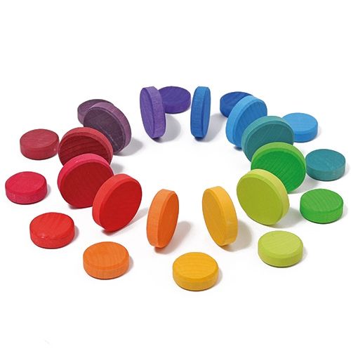 Grimm's sorteermunten regenboog (24st)