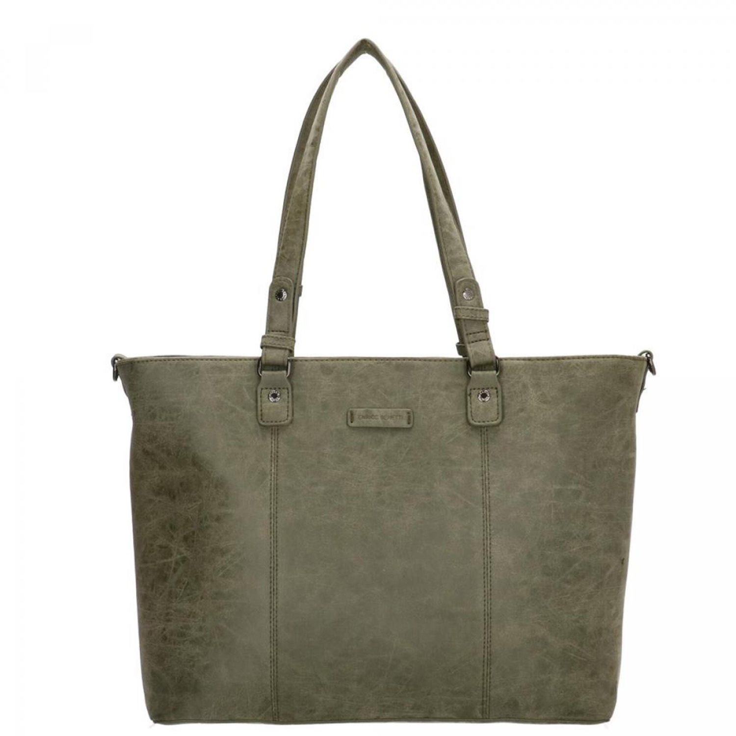 Enrico Benetti Kate 15'' Laptop Shoulderbag olijfgroen