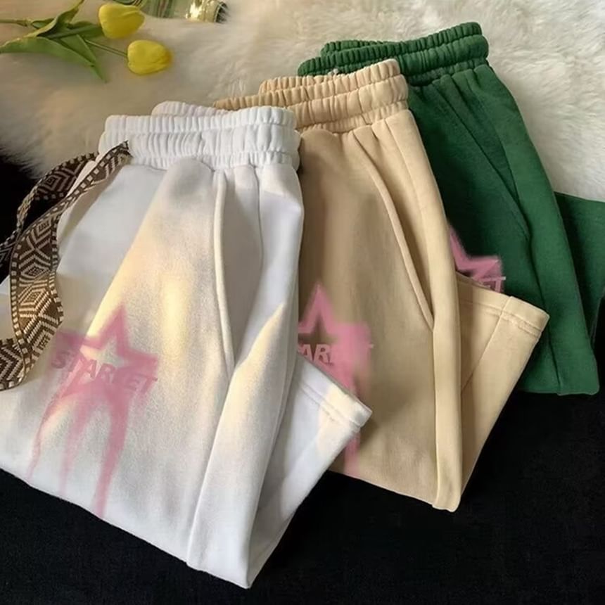 Cowpow - Zweetshorts met trekkoord en sterrenprint