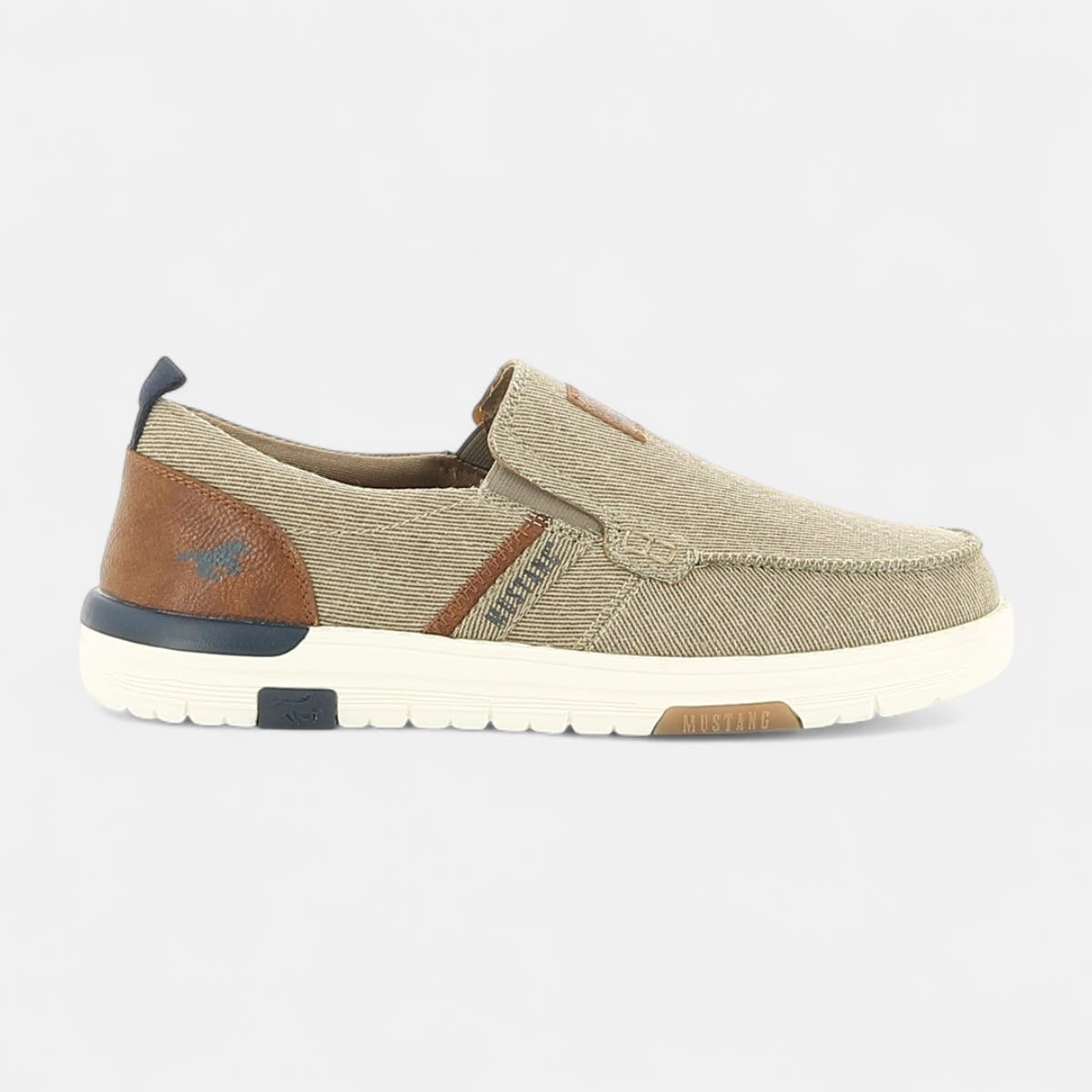 Baskets en toile Homme beige