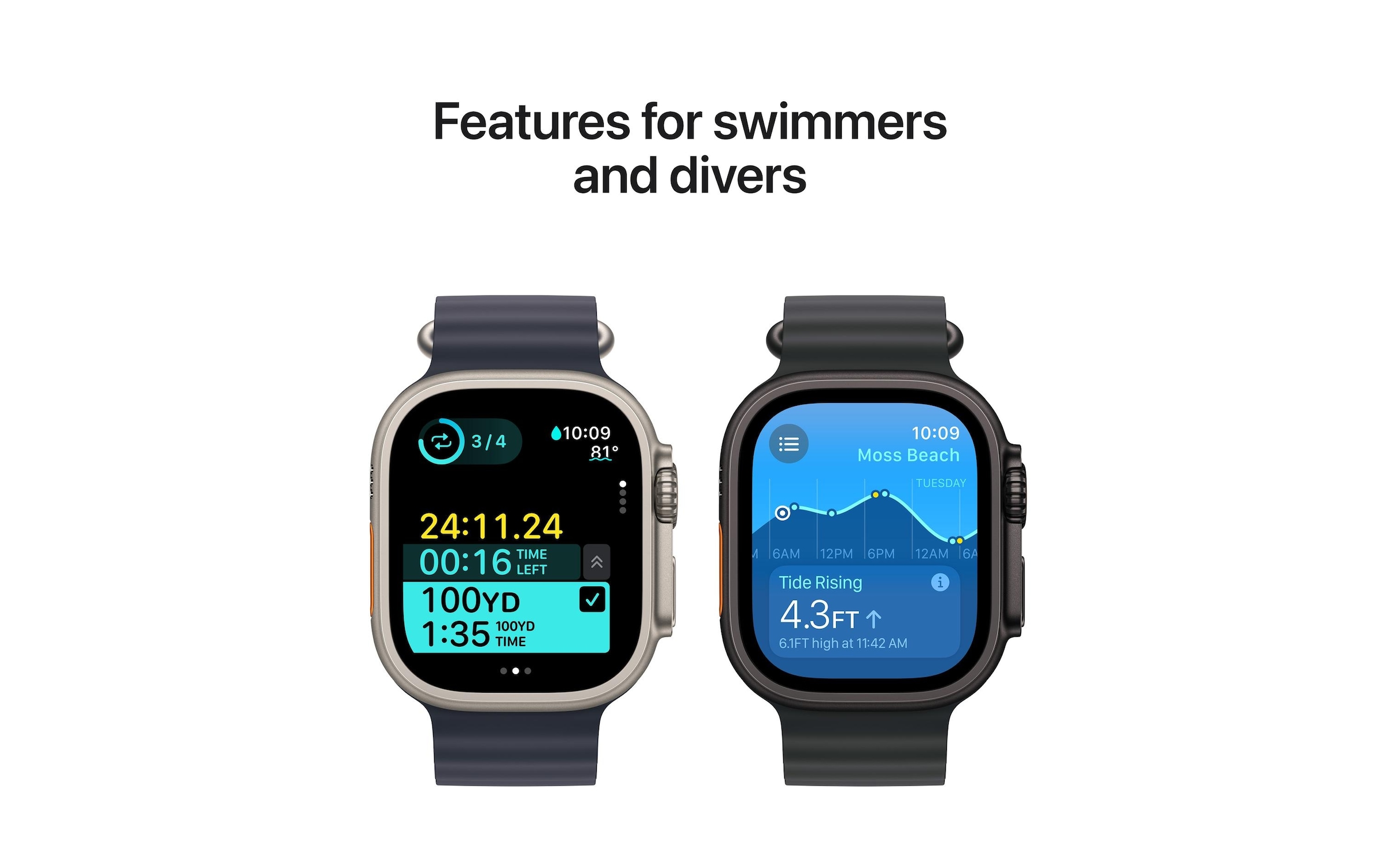 Apple Smartwatch »Ultra 2 Natural Titanium Alpine Loop Tan Large« ( ) Watch OS