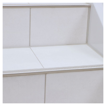 Trapkant aluminium mat zilver 30x6x1000x1,6mm