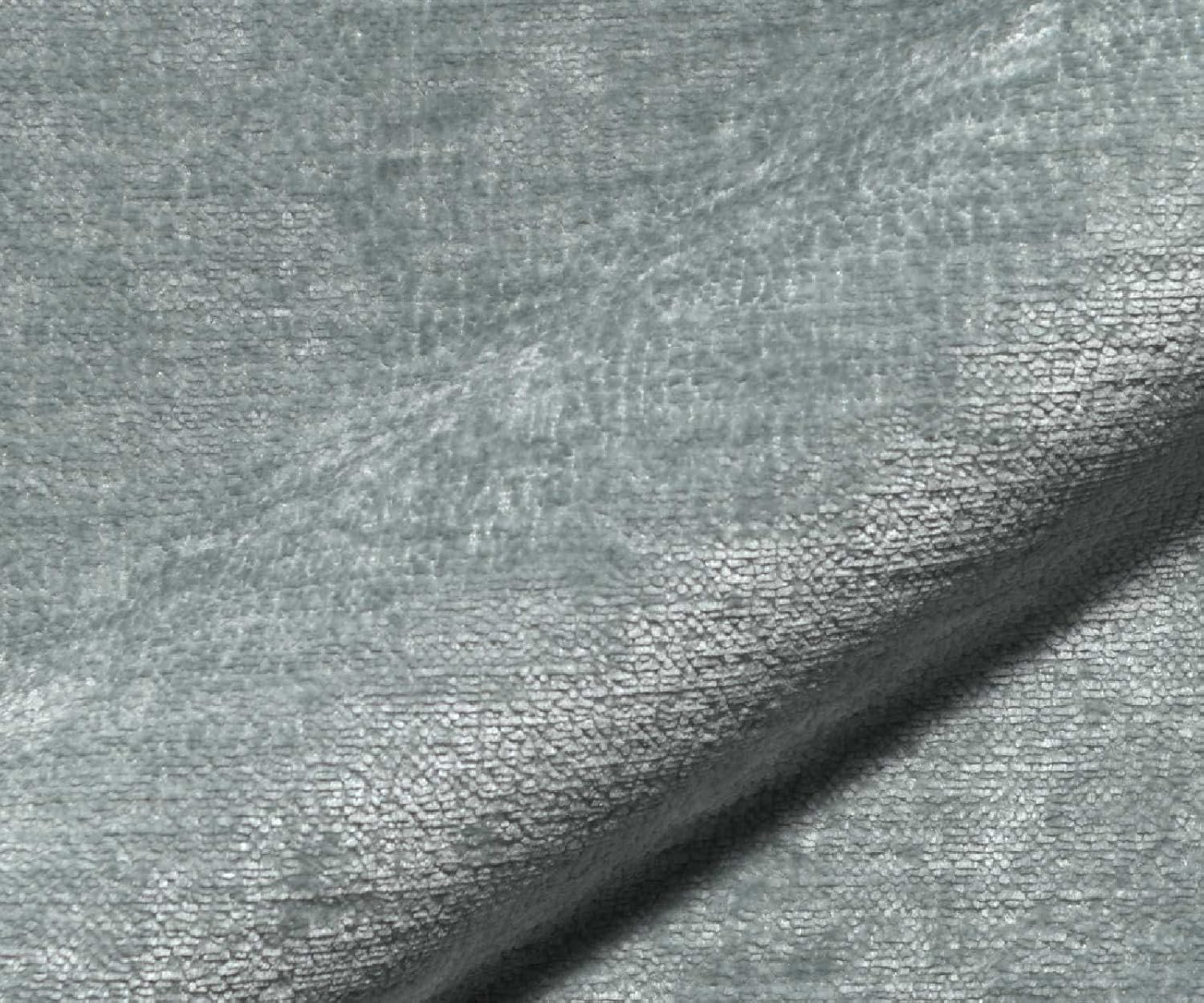 DELIFE Esszimmerstuhl Pejo-Flex Kreuzgestell konisch Edelstahl Chenille Pastellblau 180° drehbar Taschenfederkern