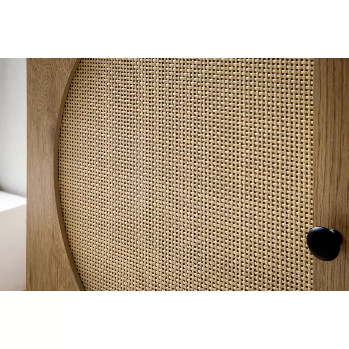 Sideboard Erla braun,Eiche,schwarz