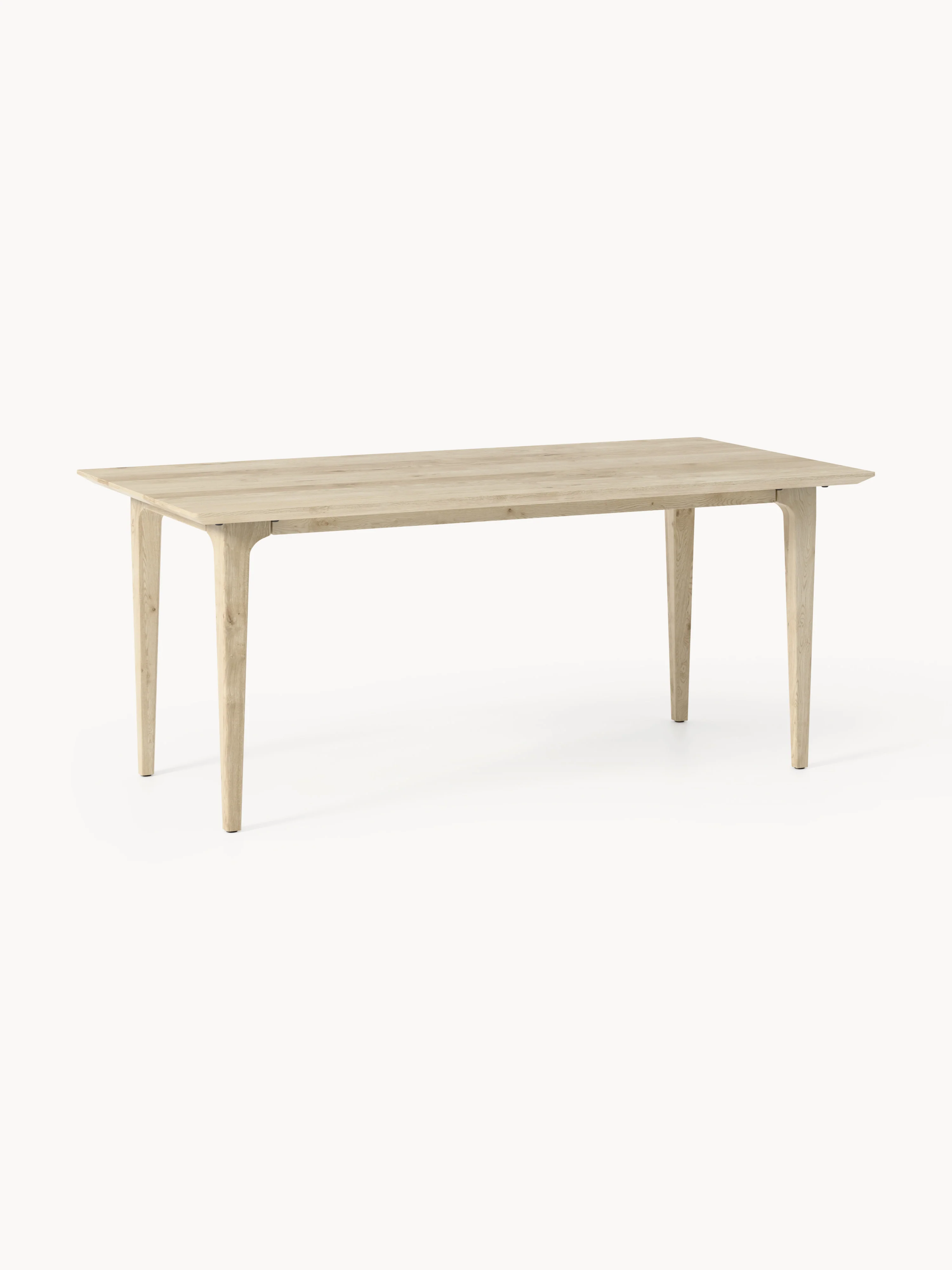Eettafel Archie van eikenhout, in verschillende formaten