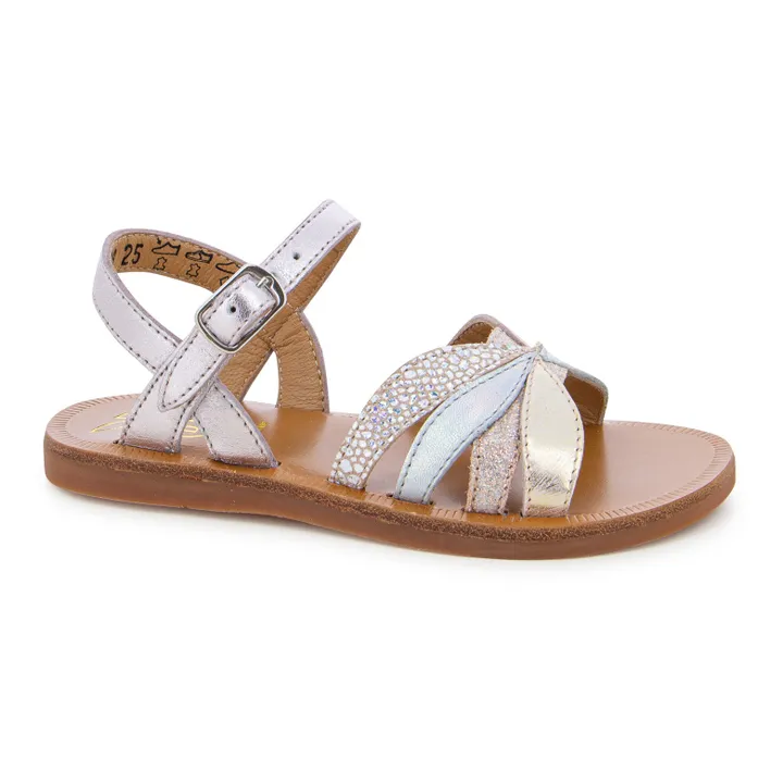Pom d'Api Sandales Plagette Oto | Lilas