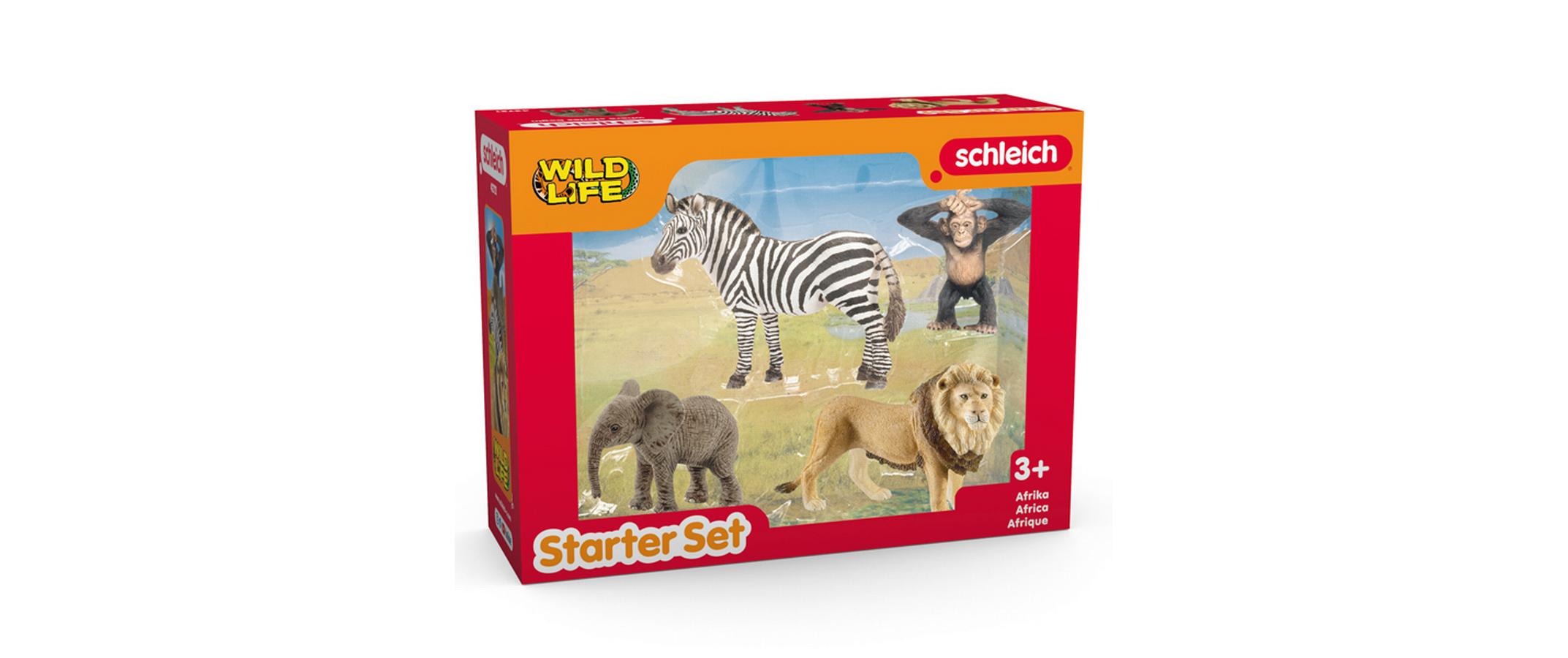 Spielfigurenset Wild Life «Afrika» Starter-Set 4-teiligFiguren-Set Tierwelt Afrikas