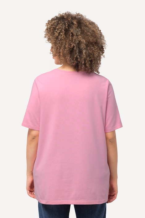 T-Shirt, A-Linie, Carree-Ausschnitt, Halbarm