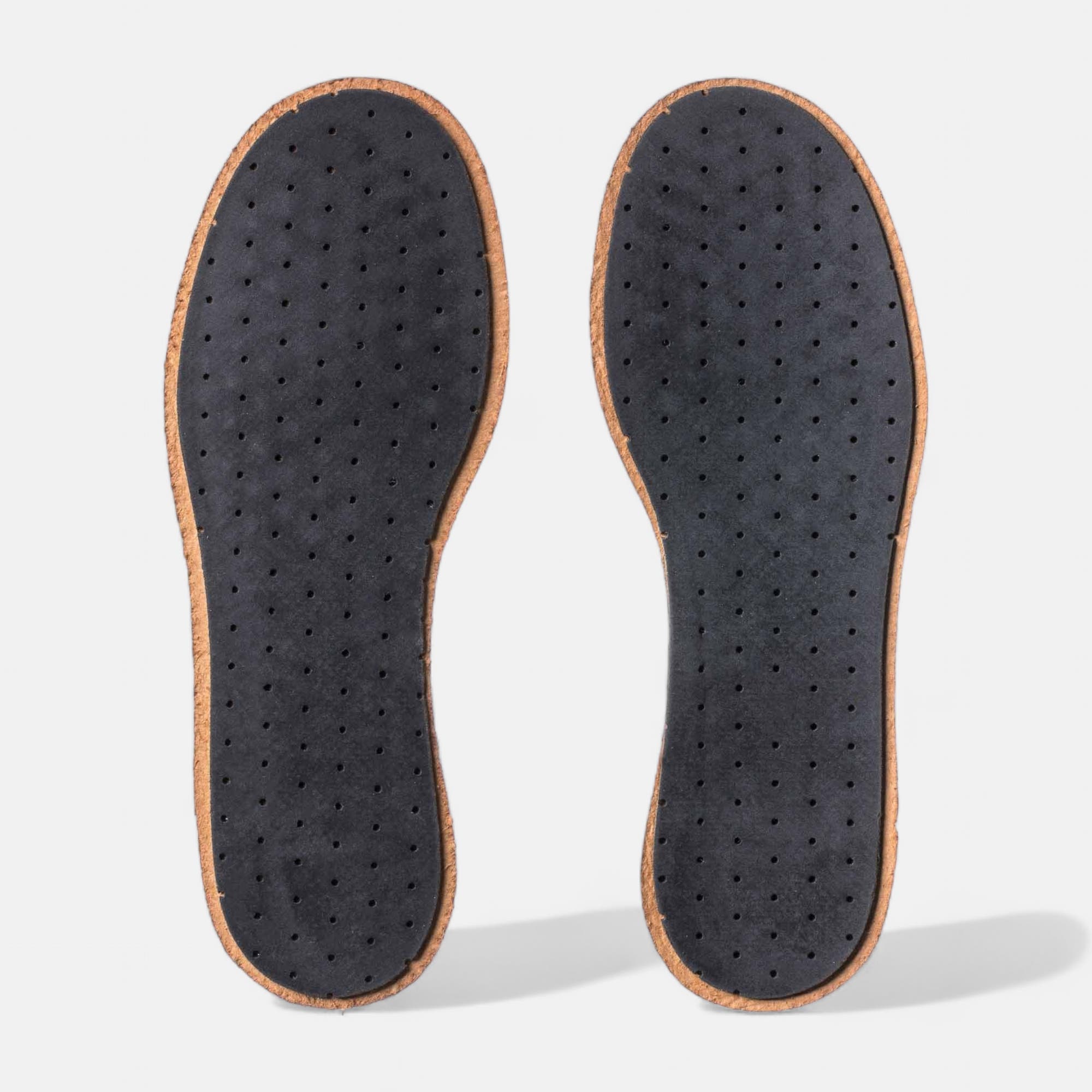 Semelles cuir charbon 27 28 sans coloris