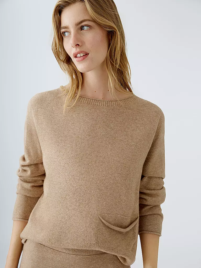 OUÍ Pullover Oversized Fit beige
