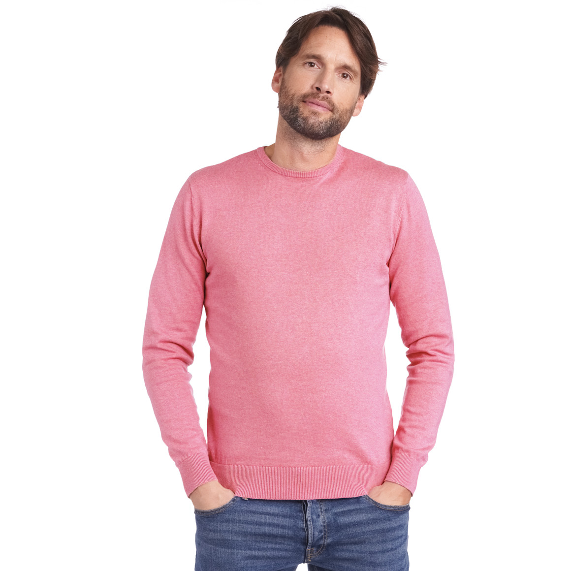 VanVaan Herren Pullover in Unifarben rosa