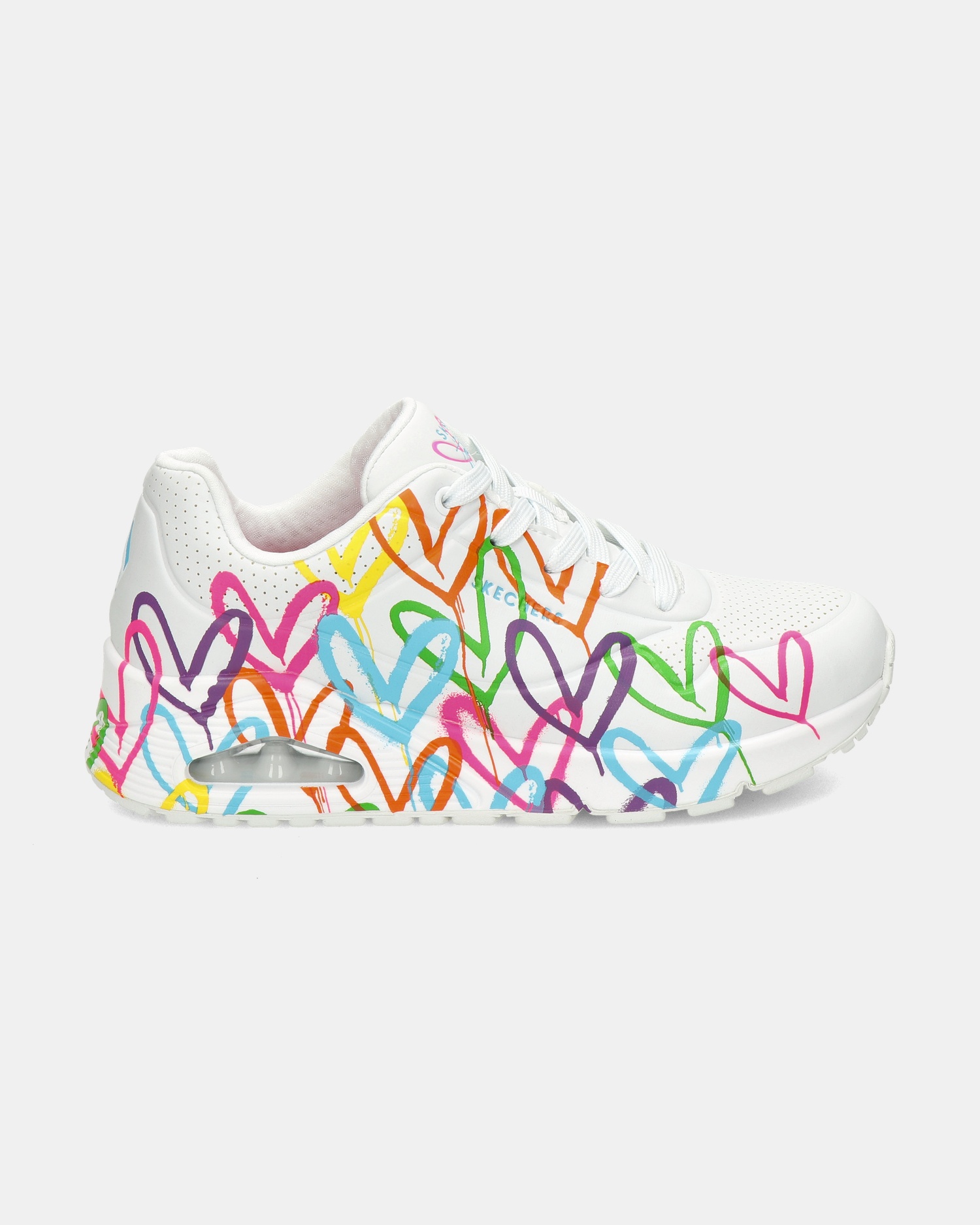 Skechers Uno Love Lage sneakers  - wit