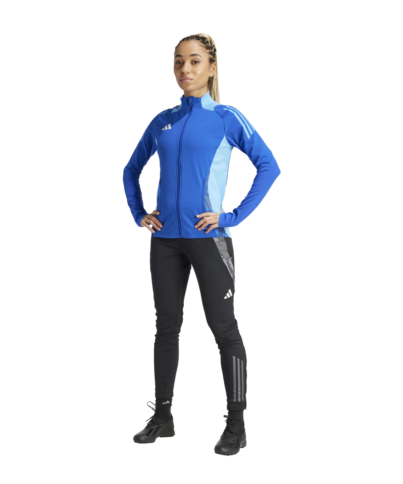 adidas Tiro 24 Competition Trainingsjacke Damen Blau