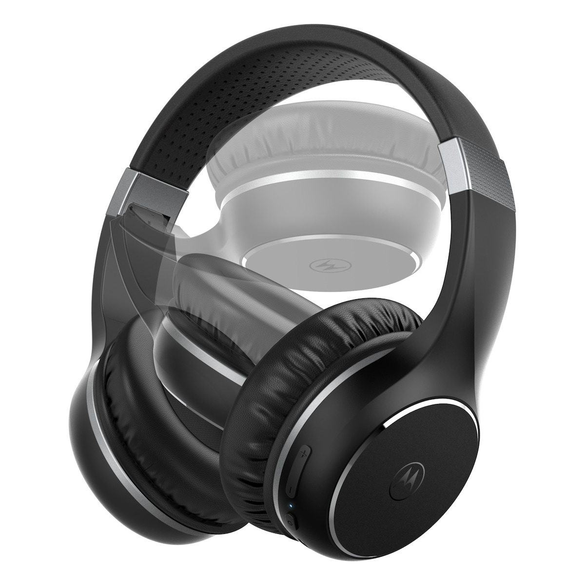 Moto XT 220 Hörlurar over-ear BT trådlös Svart