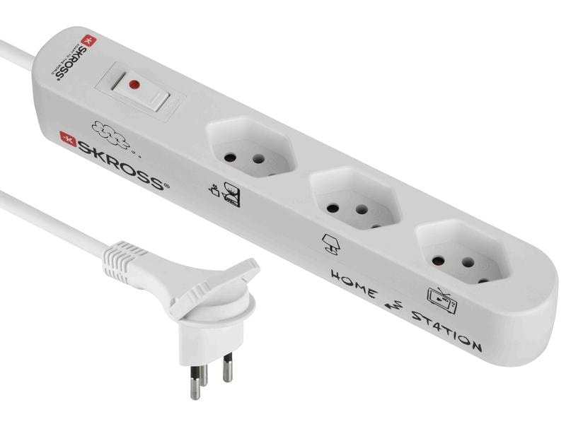 Schönenberger Steckdosenleiste Home Station 3x T13 Skross 3x T13 Steckerleiste Home Station