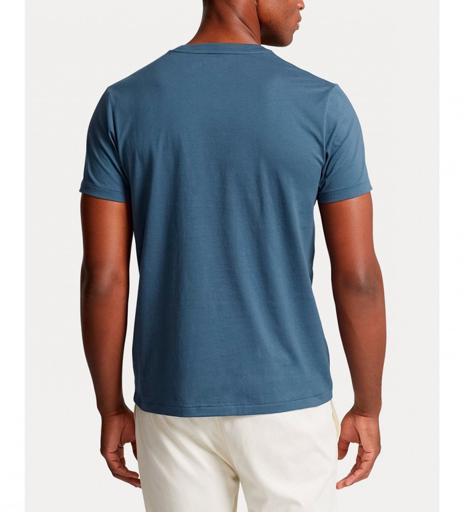 Camiseta Ralph Lauren com Logo Azul