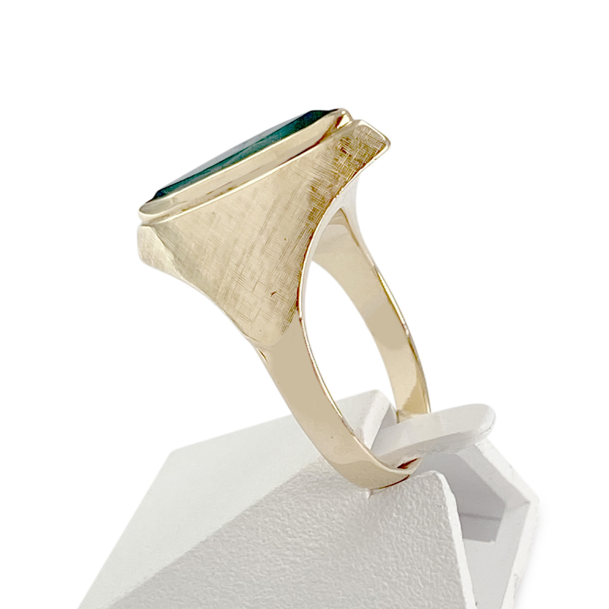Bague d'occasion or 750 jaune agathe