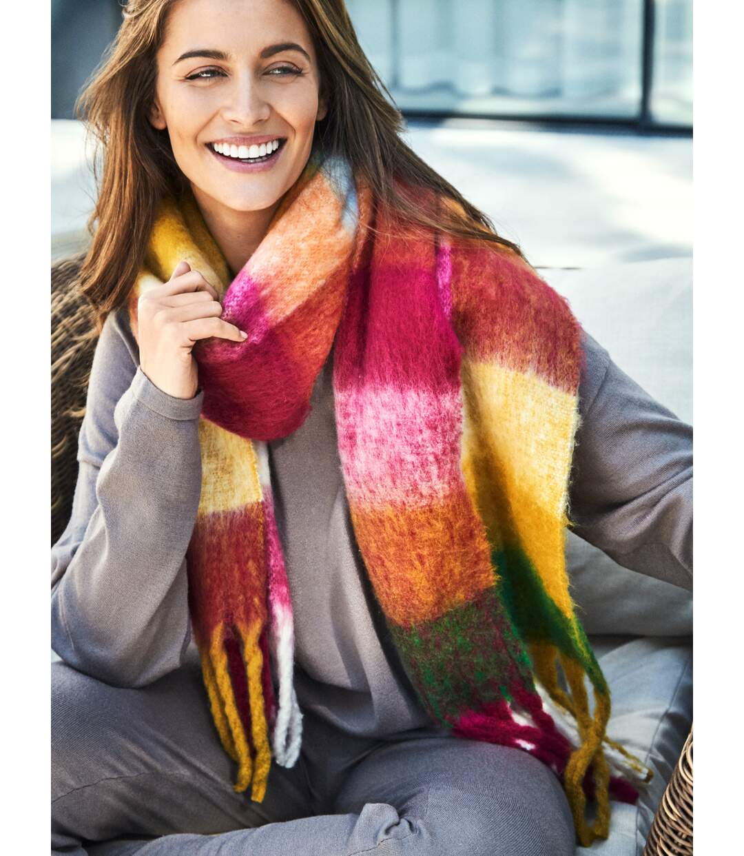 Écharpe multicolore Complementos Supersoft Selmark