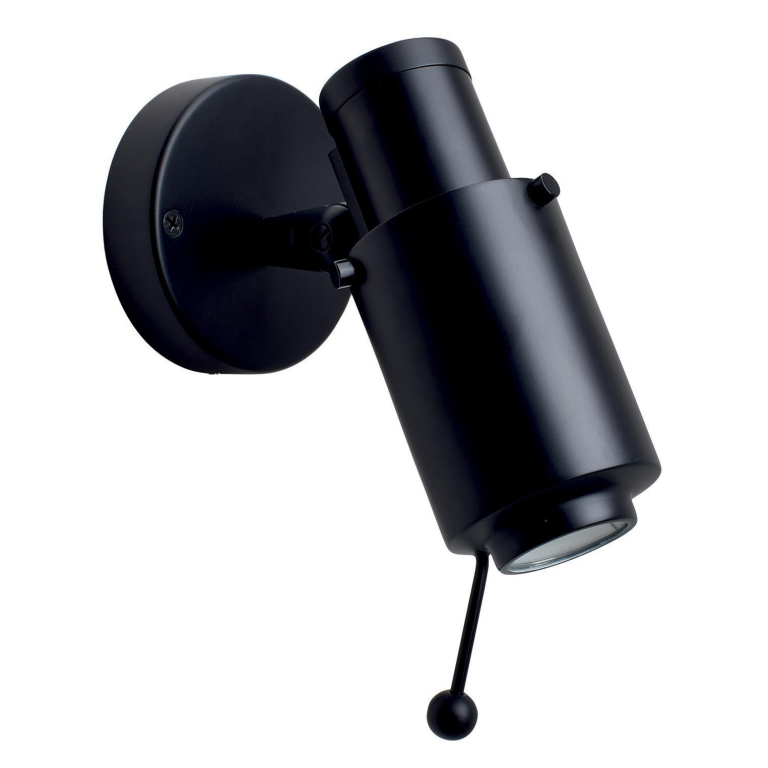 DCW éditions Biny Spot wandlamp LED zonder switch mat zwart