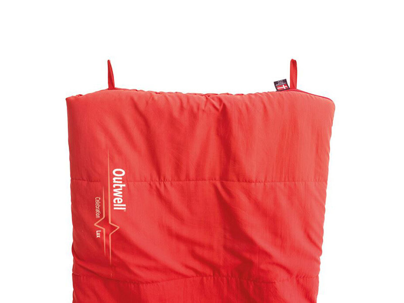 Outwell Celebration Lux Red slaapzak - links