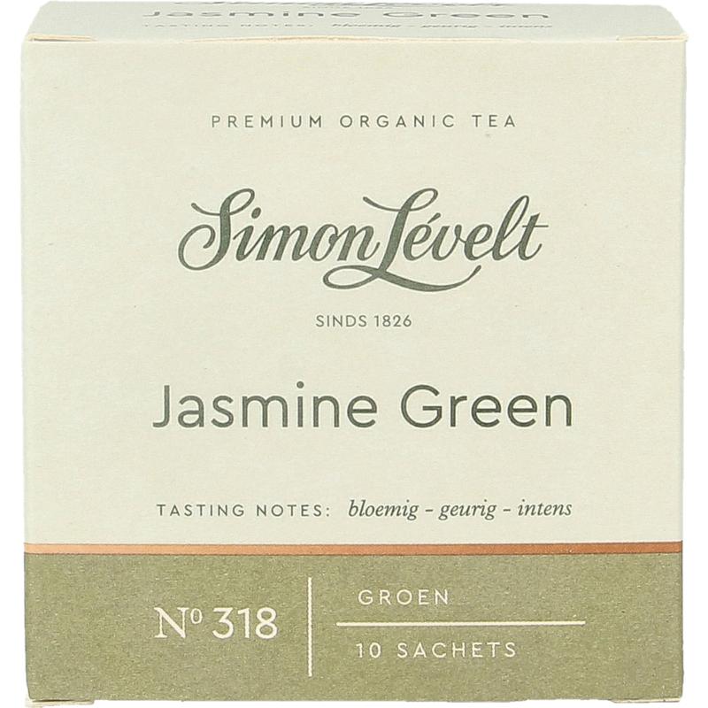 Simon Leveltgroene Thee Jasmijn Bio (10 zakjes)