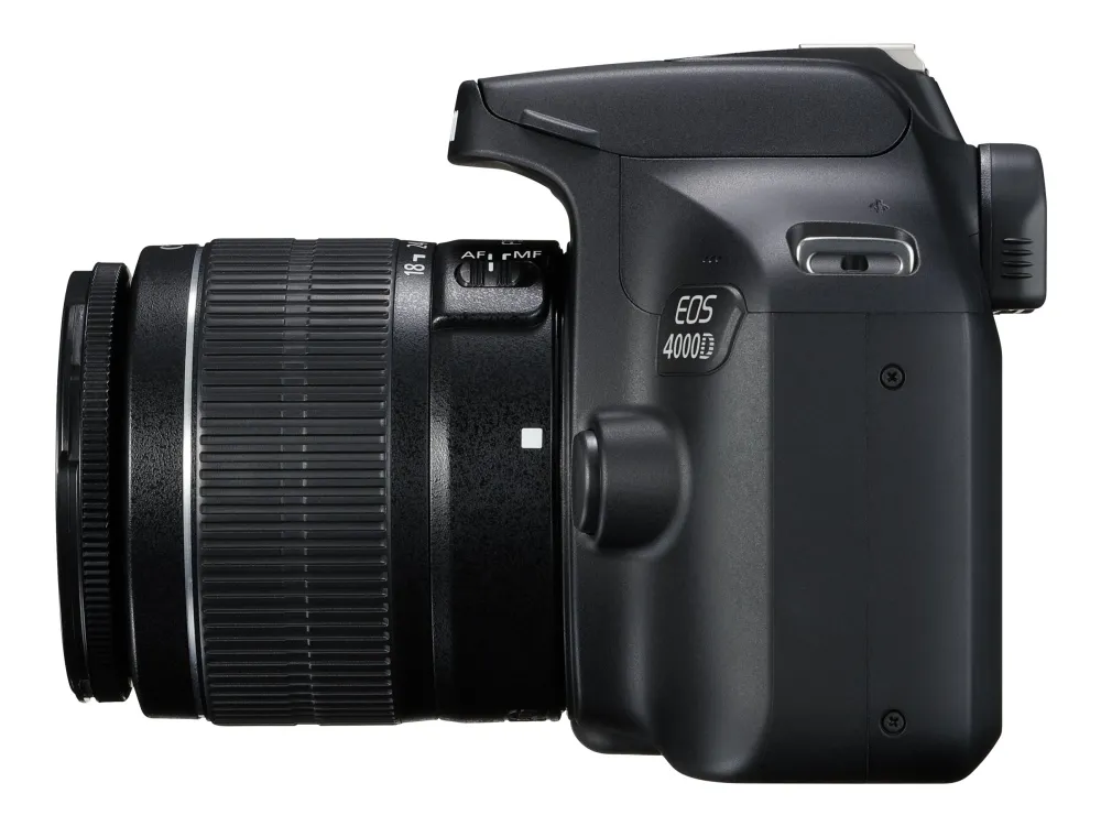 Canon EOS 4000D - Digitalkamera - SLR - 18.0 MP - APS-C - 1080 p / 30 fps - Wi-Fi - svart (Only Body, no lens)