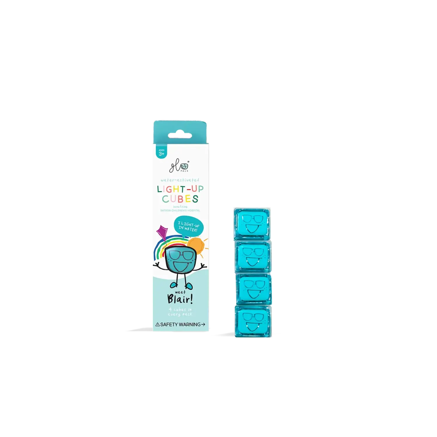 Glo pals | Light up cubes 4 stuks | Blair