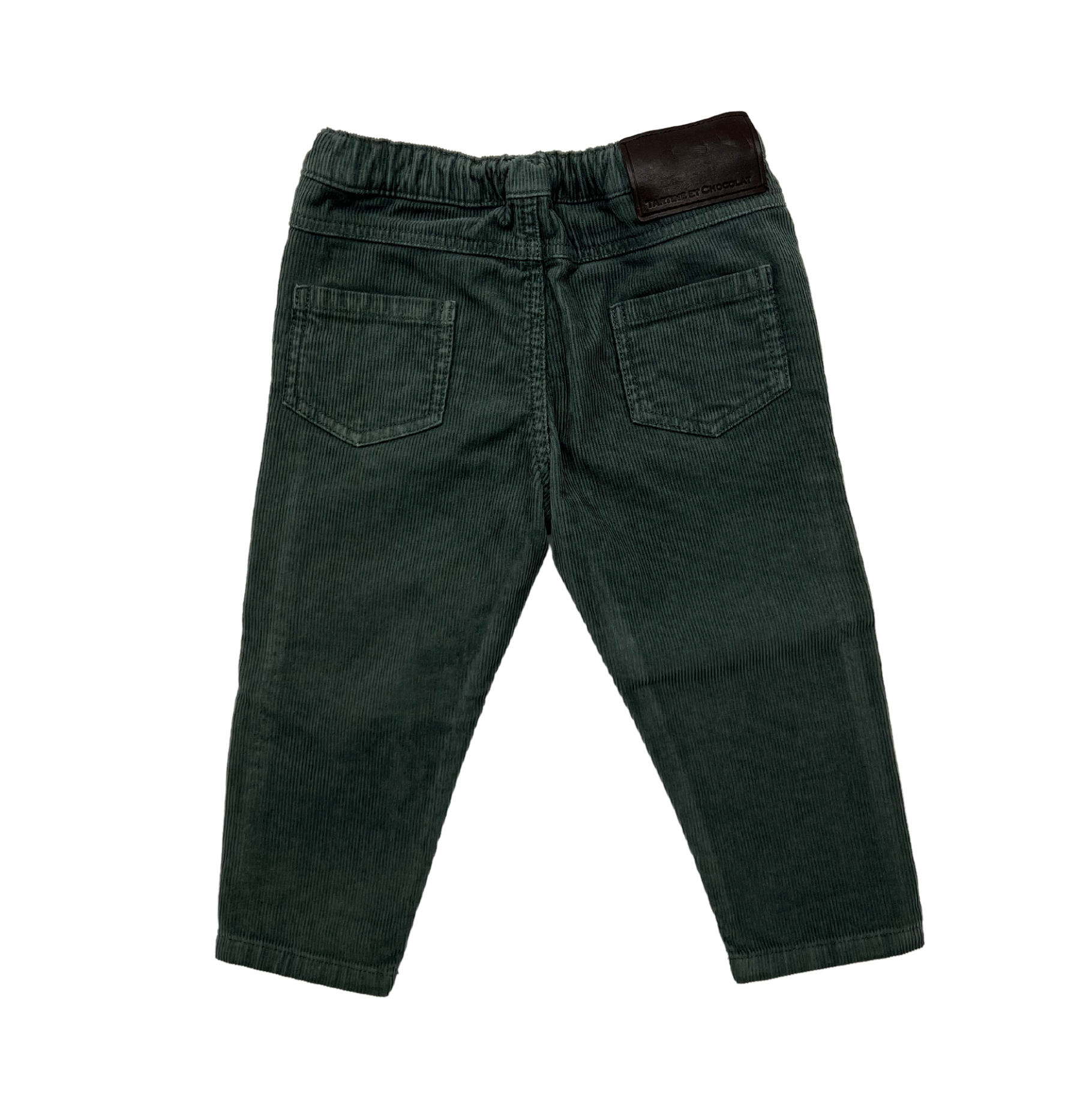 Pantalon bébé vert - 12 mois | Vert
