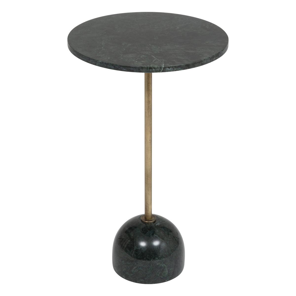 TABLE APPOINT MARBRE NEMA CEDRE D.35.5X58CM