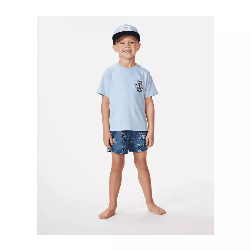 Teeshirt junior RIPCURL Icons Of Shred Tee -Boy Cool Blue