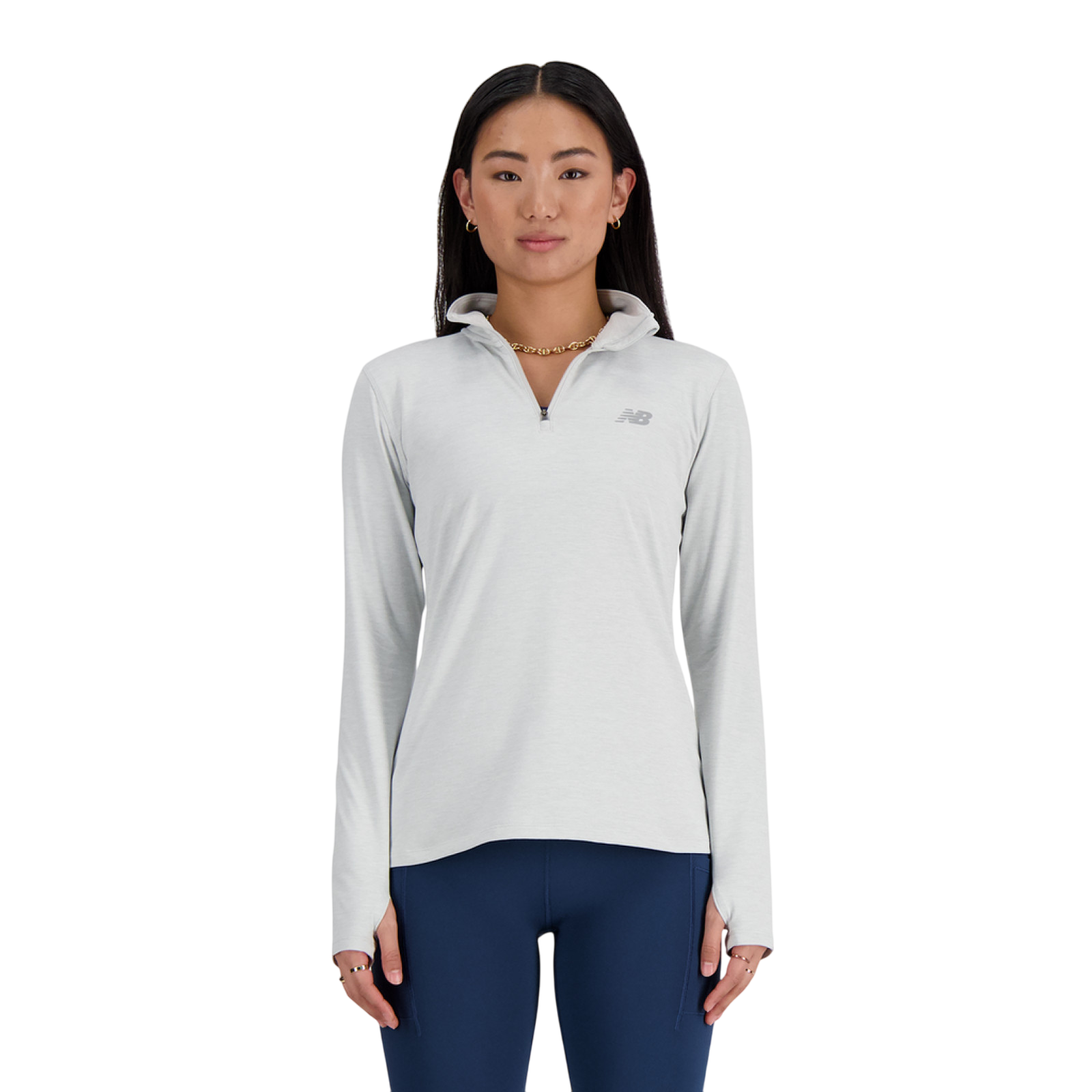 Pullover Sport Essentials Space Dye, ash heather