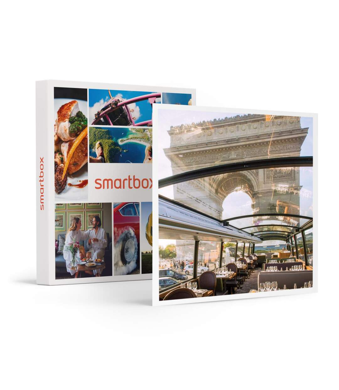 Déjeuner à bord d’un bus à impériale à Paris - SMARTBOX - Coffret Cadeau Gastronomie
