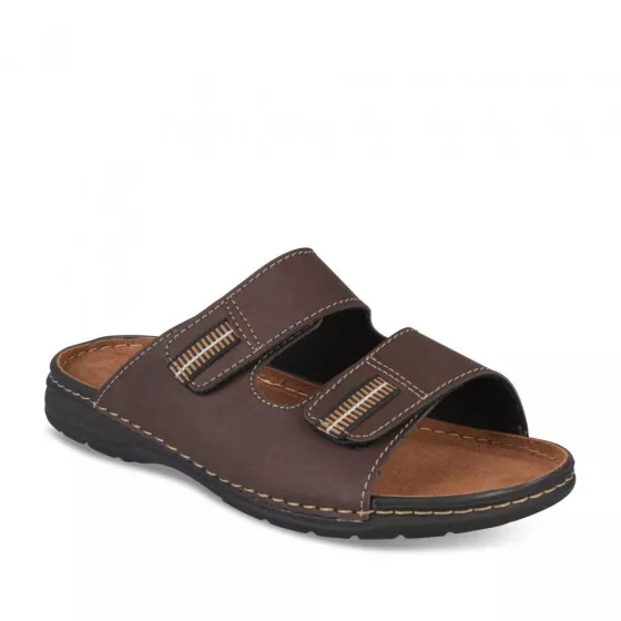 Mules MARRON GREEN RELAX