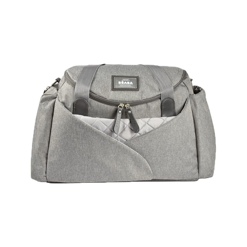 Sac à langer Sydney II - Gris Chiné - Ecru