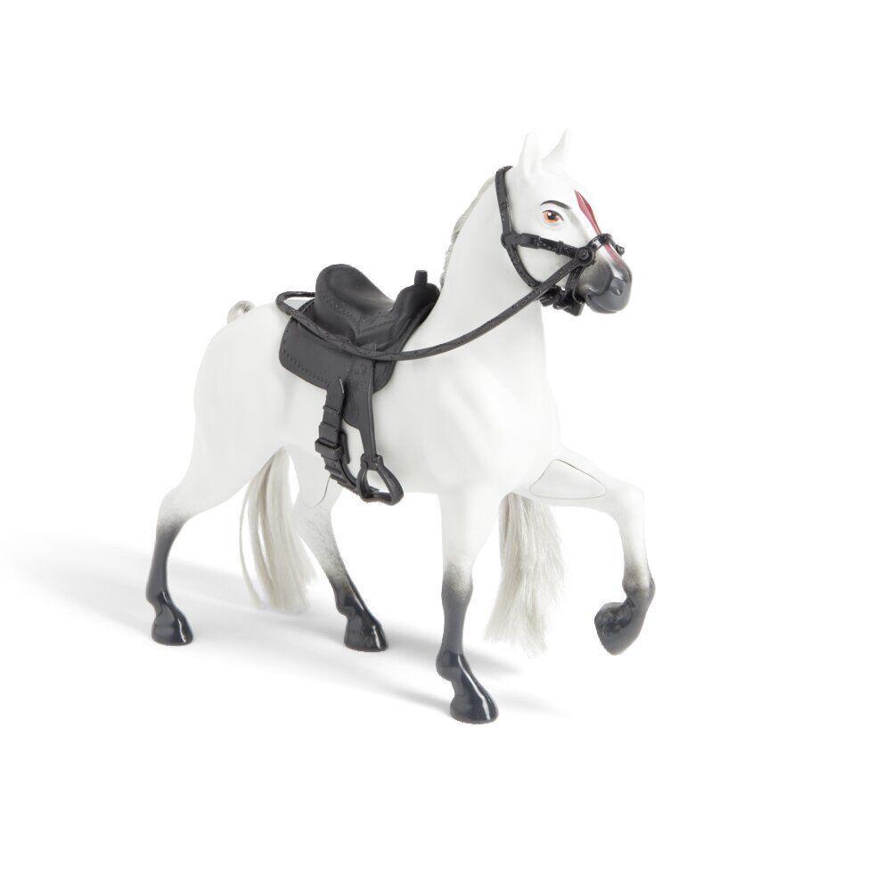 Kit de jeu écurie et cheval blanc ou marron