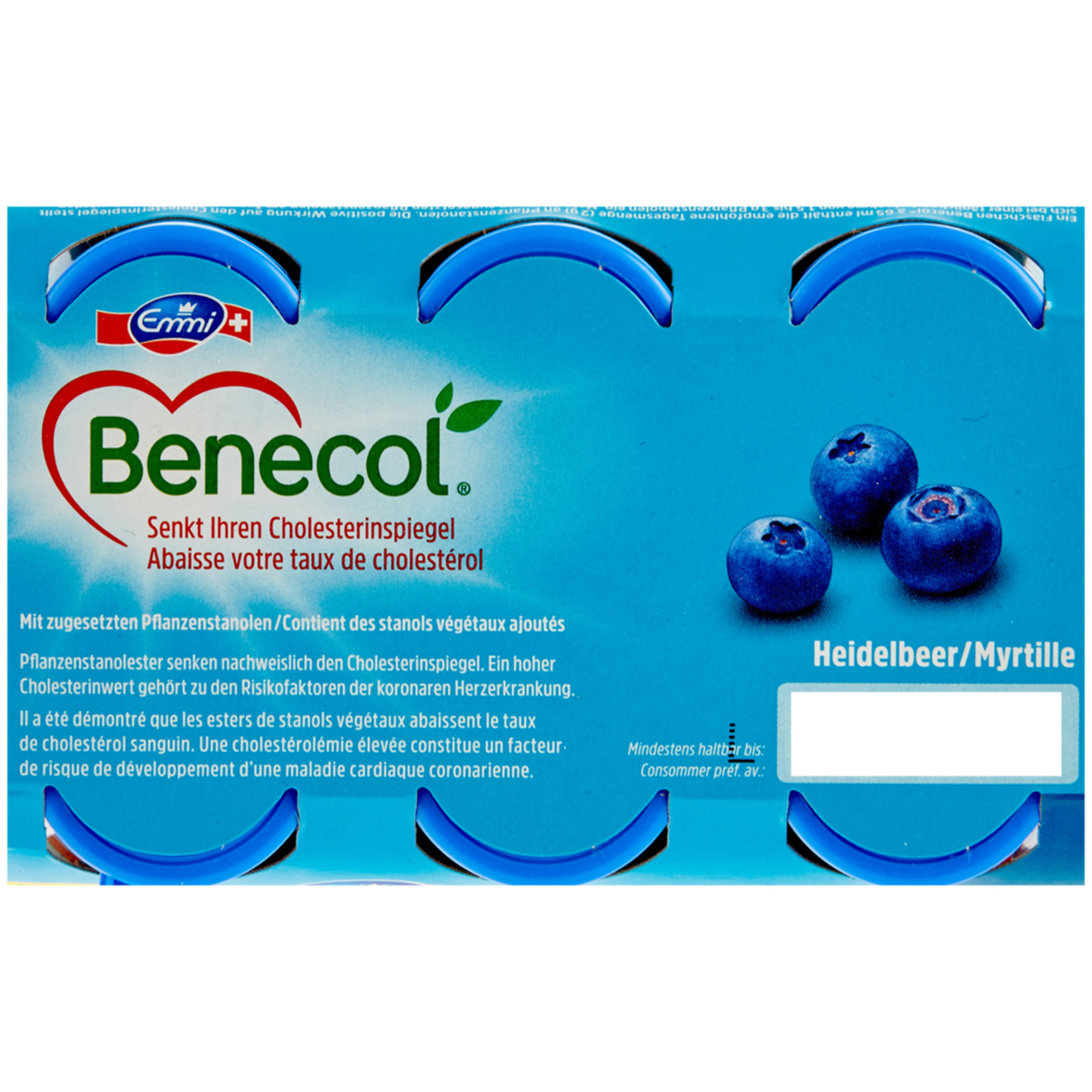 Benecol Heidelbeer 6x65ml