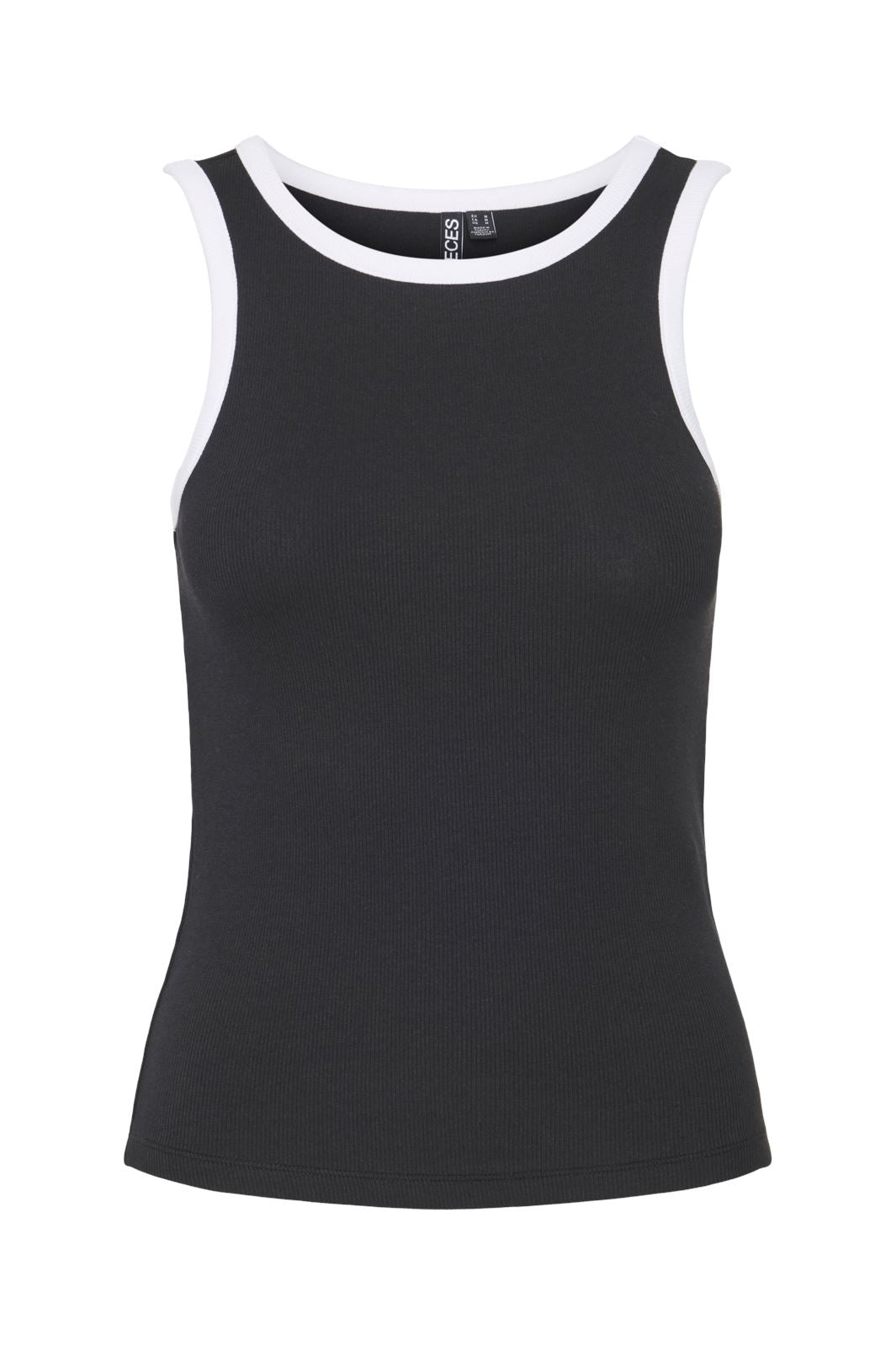 Pieces Pcstephanie Tank Top Pb 4625008 black white contrast