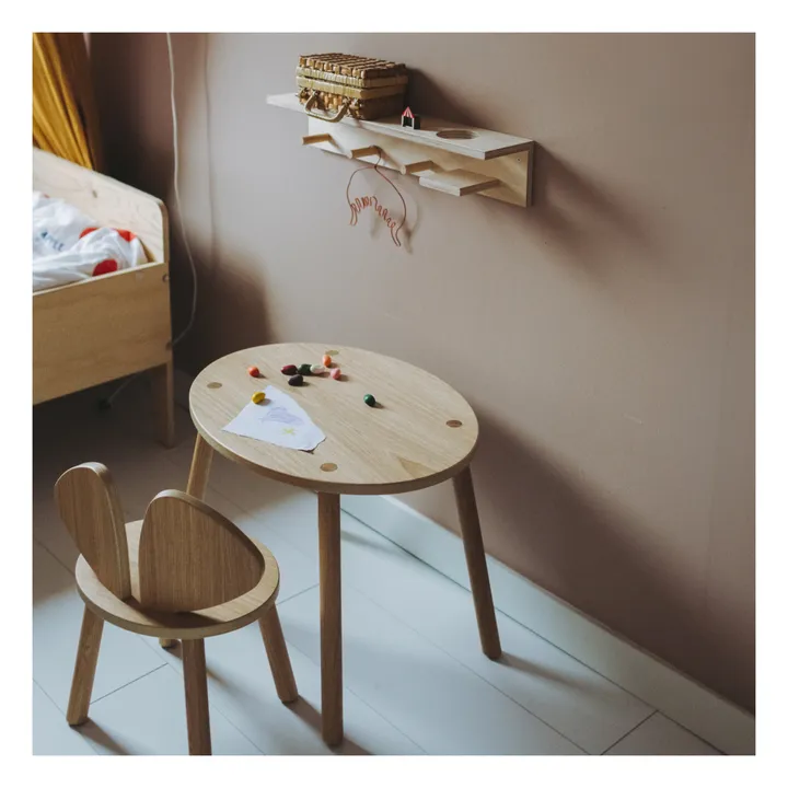 Nofred Chaise en chêne Souris | Chêne
