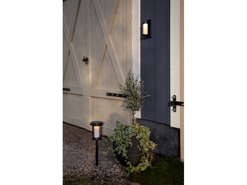 Star Trading Gartenlicht Solar Bollard Alippa, 44 cm, Schwa Solarpollerleuchte