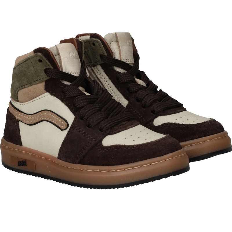 IK-KE Veterschoenen Bruin Jongens